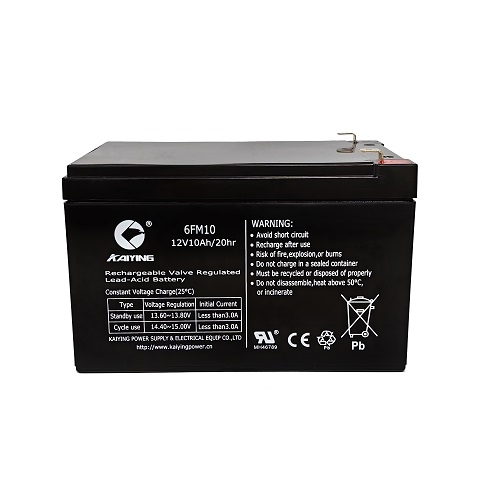 Bateria de chumbo-ácido selada 12V10Ah 6FM10 Ups fabricante